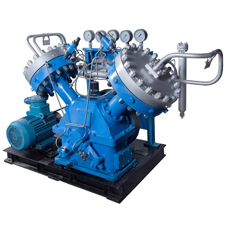Booster Compressor Enermech Customized Design Inlet 4Bar Discharge 160Bar Ammonia Acetylene Gas ...